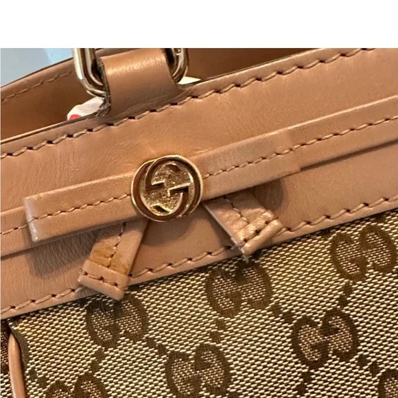 Gucci Mayfair gg logo tote. excellent condition, AUTHENTIC - Picture 4 of 5